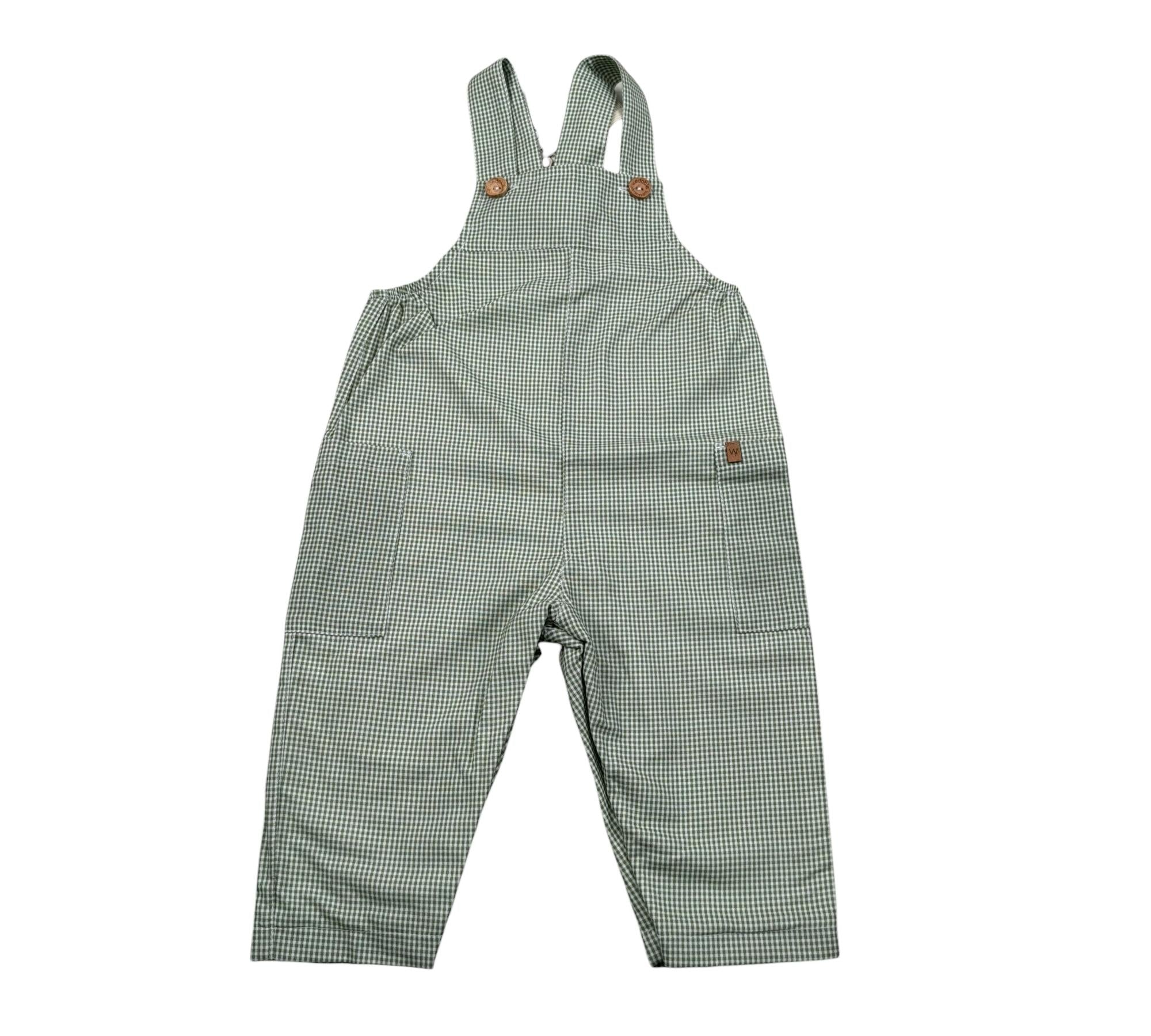 Wedoble Salopette Fantasia Quadretti per Neonato V2507910X VERDE WEDOBLE 