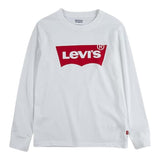 LEVI'S shirt girocollo tinta unita con stampa logo Bianco per Bambino 9E8646X BIANCO LEVI'S 