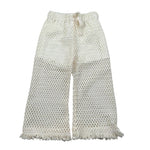 Lalalu' Pantalone Tinta Unita Traforato per Neonata PTL80PBX BEIGE LALALU' 