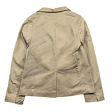 Please Beige Einreihige Einfarbige Jacke für Jungen