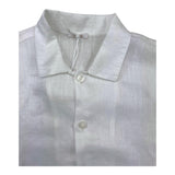 Le Bebe‘ schlichtes weißes Halbarm-Shirt für Neugeborene
