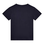 Guess T-Shirt Girocollo Tinta Unita con Stampe per Neonato N5RI23K8HM4 BLU GUESS 