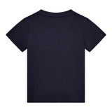 Guess T-Shirt Girocollo Tinta Unita con Stampe per Neonato N5RI23K8HM4 BLU GUESS 