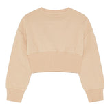 PATRIZIA PEPE felpa chiusa girocollo tinta unita  Beige per Bambina 7M0870 BEIGE PATRIZIA PEPE 