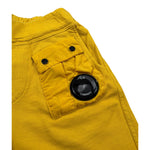 C.P. Company Bermuda tinta unita con Tasche Giallo per Bambino 12CKSB050A GIALLO C.P. COMPANY 