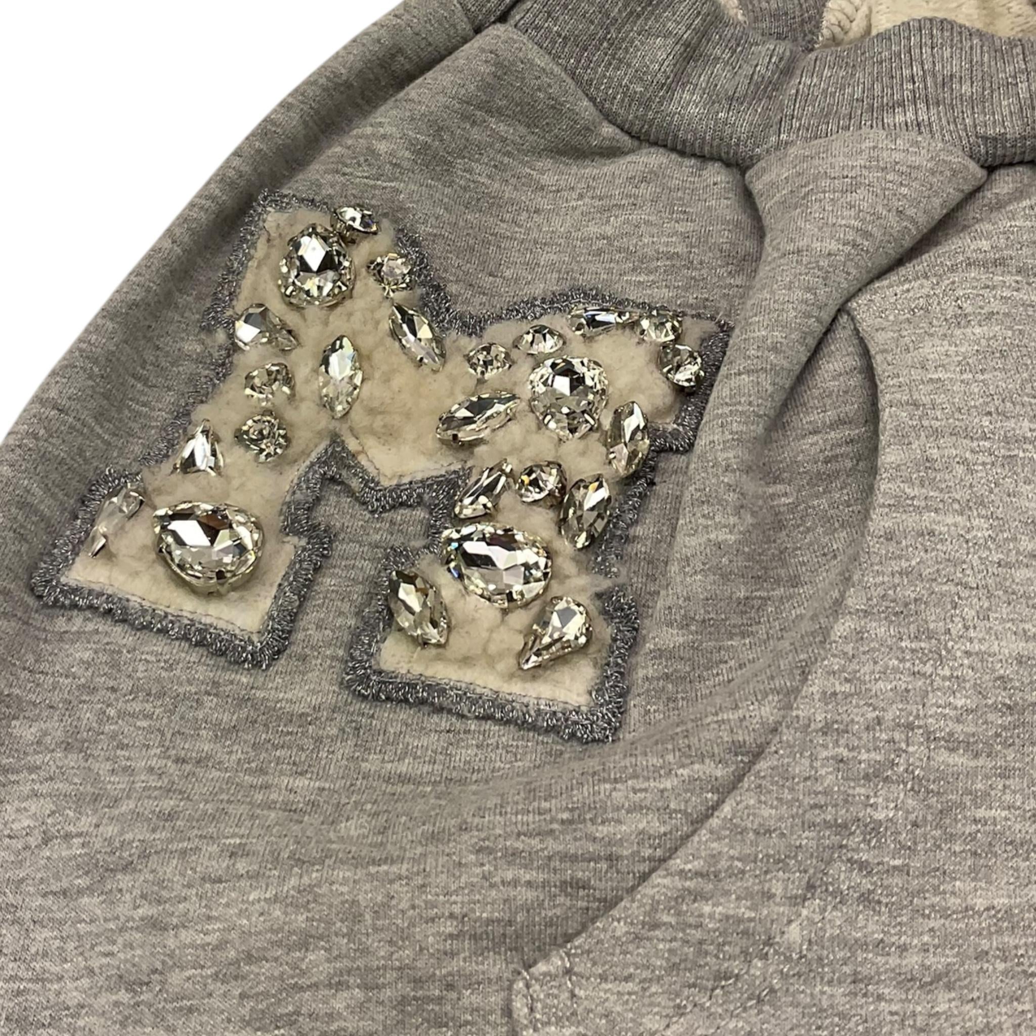 MET pantalone modello tuta tinta unita con logo Grigio per Bambina CAVALLY GRIGIO MET 