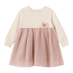 MAYORAL abito manica lunga con gonna in contrasto Rosa per Neonata 2906X ROSA MAYORAL 