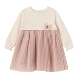 MAYORAL abito manica lunga con gonna in contrasto Rosa per Neonata 2906X ROSA MAYORAL 