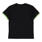 Refrigiwear T-Shirt Girocollo Tinta Unita con Stampa per Bambino 107RMJS25 NERO REFRIGIWEAR 