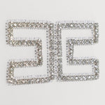 Elisabetta Franchi T-Shirt Girocollo Tinta Unita con Applicazioni Brillantini per Bambina EFTS239 BIANCO ELISABETTA FRANCHI 