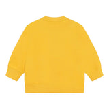KENZO felpa gircollo tinta unita con stampa Giallo per Neonato K60500 GIALLO KENZO 