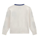 Guess Carsigan Tinta Unita con Stampa per Bambino N5RR02Z3MC0 BIANCO GUESS 