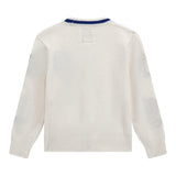 Guess Carsigan Tinta Unita con Stampa per Bambino N5RR02Z3MC0 BIANCO GUESS 