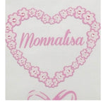 Monnalisa Coperta Tinta Unita con Stampa per Neonata 35D002 BIANCO MONNALISA 
