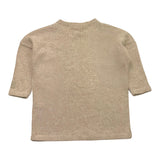 @MADILLY maglia tinta unita grocollo  Sabbia per Bambina 018899 SABBIA @MADILLY 