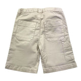 Zhoe &amp; Tobiah Einfarbige Bermudashorts mit elastischer Taille in Beige für Babys