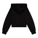 Calvin Klein Felpa con Zip E Cappuccio Tinta Unita per Bambina IG0IG02824 NERO CALVIN KLEIN 
