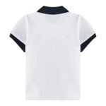 Il Gufo Polo Tinta Unita con Profili In Contrasto per Bambino P25PC067M0095 BIANCO IL GUFO 