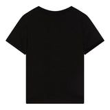 Calvin Klein T-Shirt Girocollo Tinta Unita con Stampa per Bambino IU0IU00682 NERO CALVIN KLEIN 