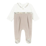 MAYORAL tutina bicolore in ciniglia Bianco/beige per Neonato 2791X BIANCO/BEIGE MAYORAL 