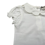 J.O. Milano Body Mezza Manica Tinta Unita per Neonata 571X1 PANNA J.O. MILANO 