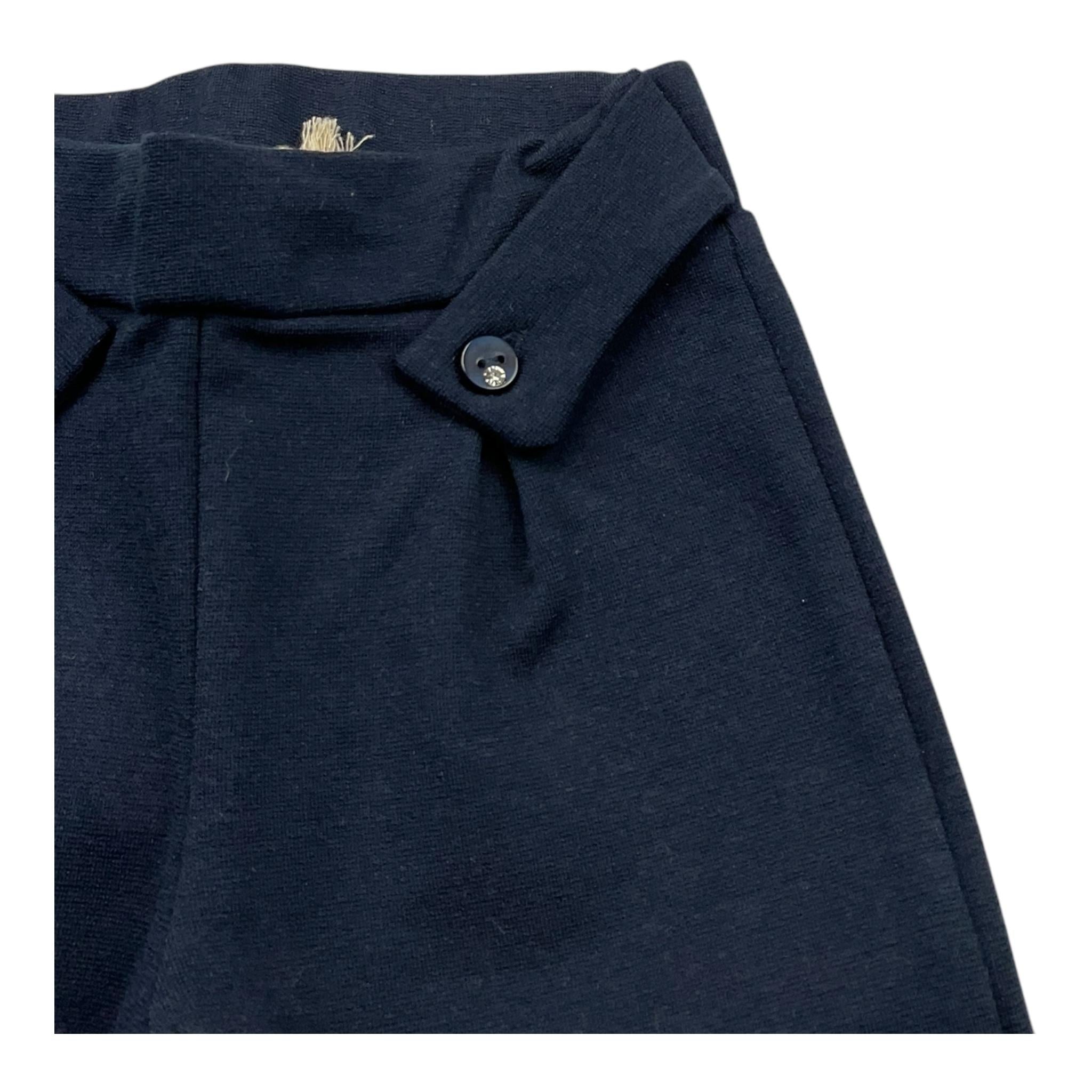 EMC leggins tinta unita con bottoni Blu per Neonata BZ7093 BLU EMC 