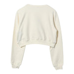 LIU JO felpa modello crop tinta unita con stampa Bianco per Bambina GF4092 BIANCO LIU JO 