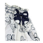 Monnalisa Gonna Tinta Unita con Stampe Farfalla per Neonata 311761 BIANCO MONNALISA 