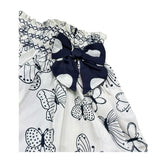 Monnalisa Gonna Tinta Unita con Stampe Farfalla per Neonata 311761 BIANCO MONNALISA 