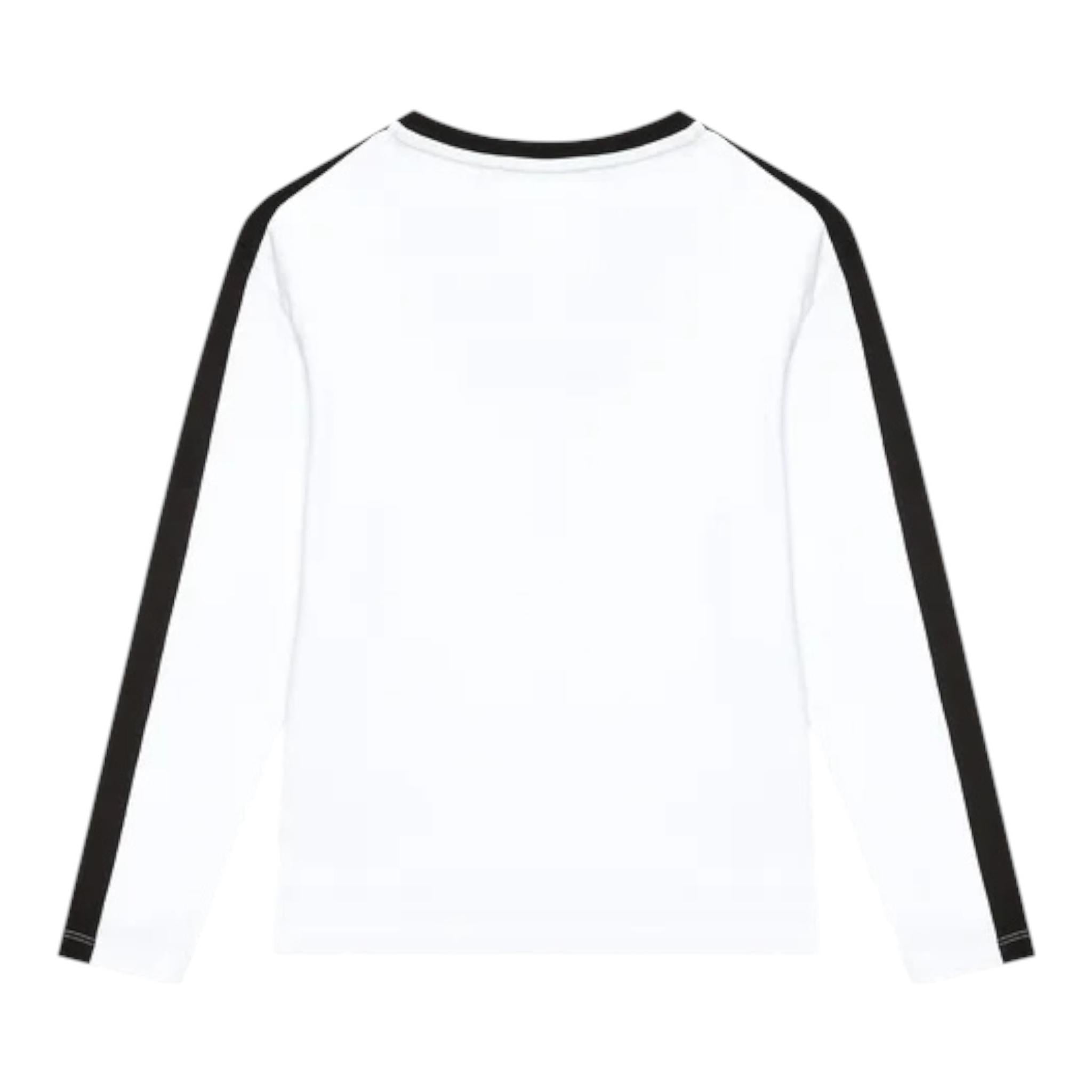 EMPORIO ARMANI shirt girocollo tinta unita con stampa Bianco per Bambino 6RBT65 BIANCO EMPORIO ARMANI 