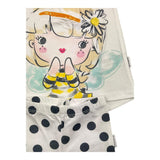 Kangaroo 3-teiliges Set, weißes Tank-Short für Baby-Mädchen
