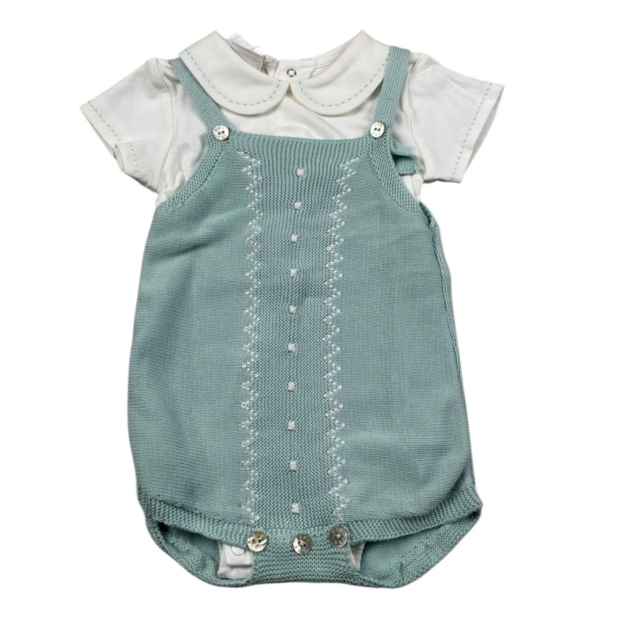 Paz Rodriguez Completi 2 Pezzi Body-Pagliaccetto per Neonato 02019353K VERDE PAZ RODRIGUEZ 