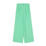 Liu Jo Pantalone Tinta Unita Modello A Palazzo per Bambina GA4007T4508 VERDE LIU JO 