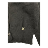 NAIDA cardigan tinta unita  Nero per Bambina NAMA315 NERO NAIDA 