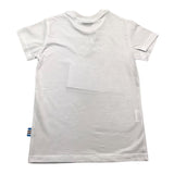 Nails Milano T-Shirt Rundhals Einfarbig Weiß Für Kinder