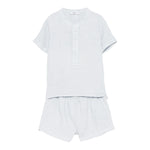 Il Gufo Completo 2 Pezzi Camicia-Bermuda Tinta Unita per Neonato P25DP517L6009 BIANCO IL GUFO 