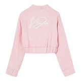 Liu Jo – Einfarbige Jacke mit Reißverschluss, Rosa, Sweatshirt-Modell für Mädchen