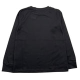 CESARE PACIOTTI shirt girocollo tinta unita con stampa Nero per Bambino TSP5311JX NERO CESARE PACIOTTI 
