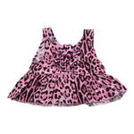 4Giveness Top Tinta Unita con Fantasia Maculata per Neonata FGCN3956 ROSA 4GIVENESS 