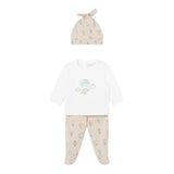 Mayoral Completo 3 Pezzi Ghettina-Shirt-Cappello per Neonato 1532 BEIGE MAYORAL 