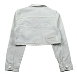 Hinnominate Giubbino tinta unita Modello Crop Bianco per Bambina 3635OY00086 BIANCO HINNOMINATE 