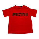 Cesare Paciotti T-Shirt Girocollo Tinta Unita con Stampa per Neonato TSP5103B ROSSO CESARE PACIOTTI 