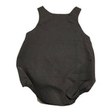 Bamboom+Babies Einfarbiger Strampler mit Tasche, Grau, für Neugeborene