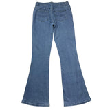 Miss Blumarine Jeans Einfarbig Flared Modell Hellblau Für Mädchen