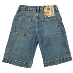 Just Cavalli Bermuda In Denim Tinta Unita con Girovita Regolabile per Bambino JBP26087BE BLU JUST CAVALLI 