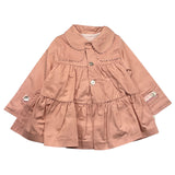 Valentina Bebes Langarm Einfarbig Kleid Rosa Für Baby Mädchen
