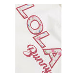 Monnalisa Canotta Girocollo Tinta Unita con Stampa per Bambina 113607AF BIANCO MONNALISA 