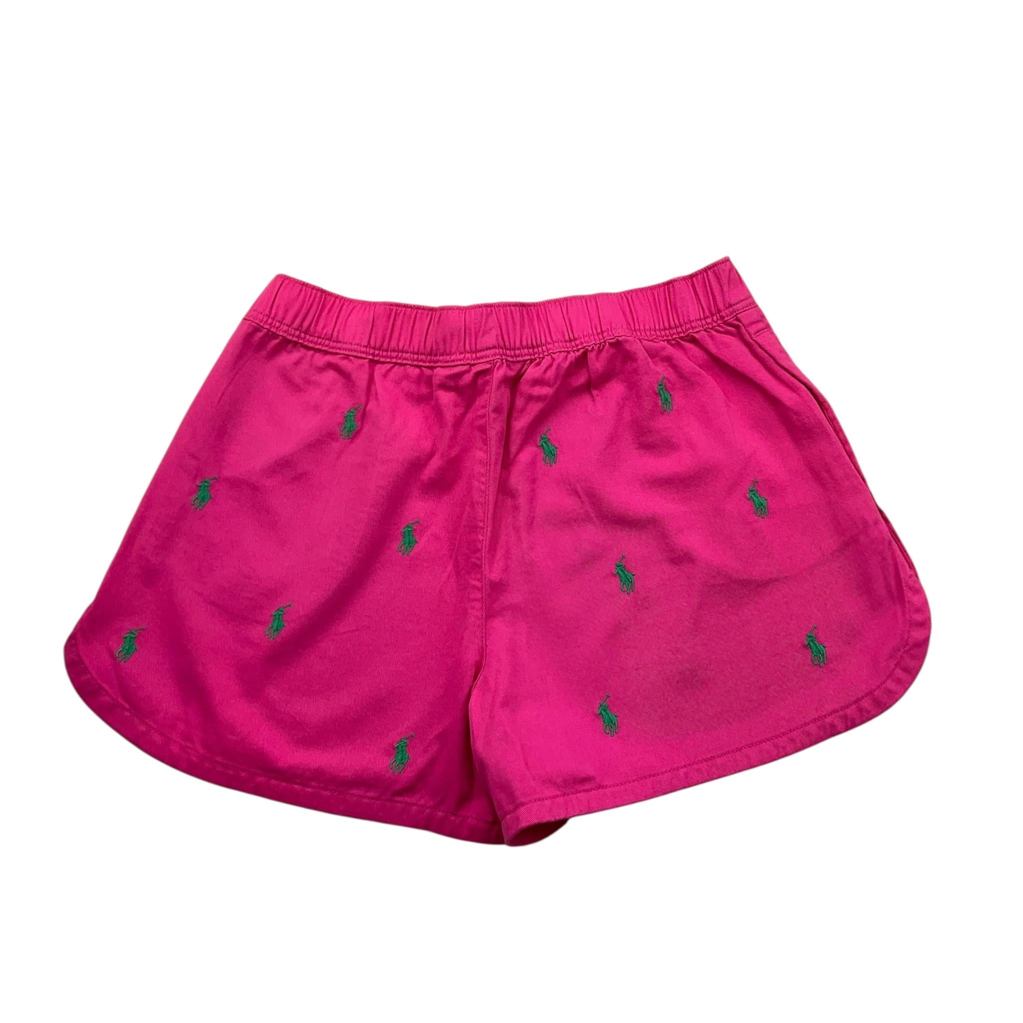 Ralph Lauren Short Tinta Unita con Stampa per Bambina 313934333002 FUXIA RALPH LAUREN 