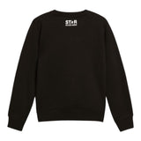 Golden Goose Felpa Chiusa Girocollo Tinta Unita per Bambino GKP01271 NERO GOLDEN GOOSE 