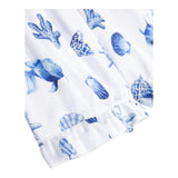 Monnalisa Short Tinta Unita con Fantasia per Neonata 11C413N BIANCO MONNALISA 